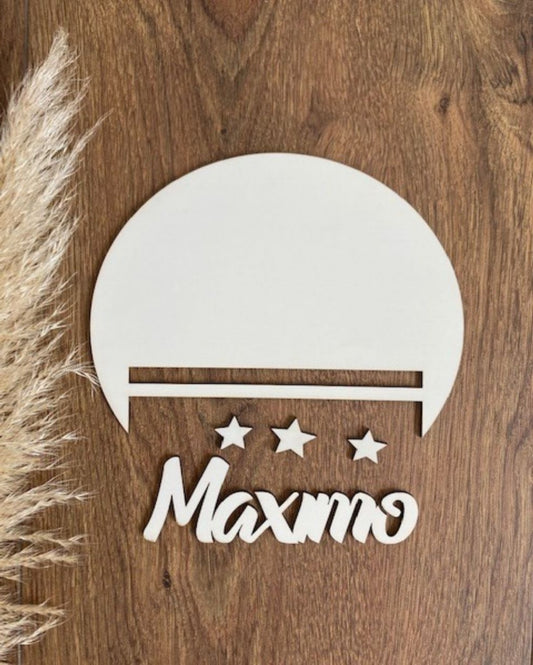 Base Mdf Semicírculo Personalizado Estrella