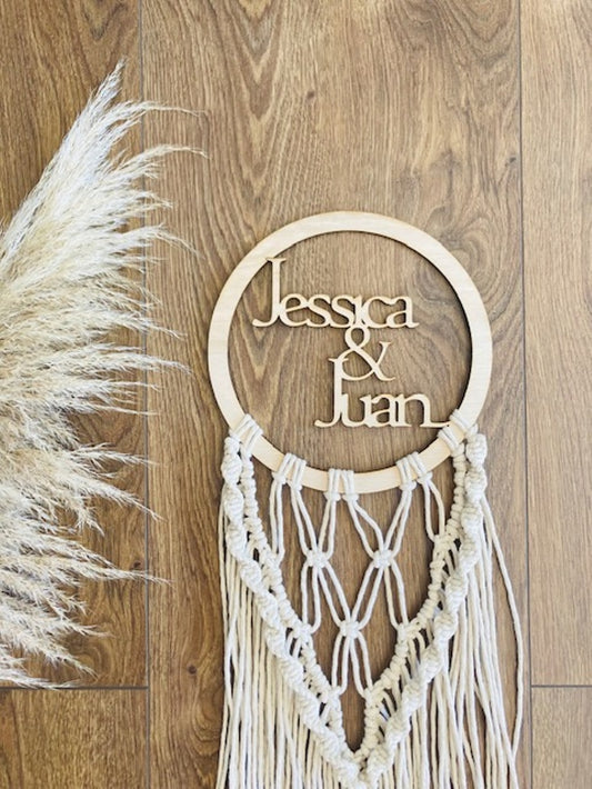 Base Mdf Circular Con Nombre