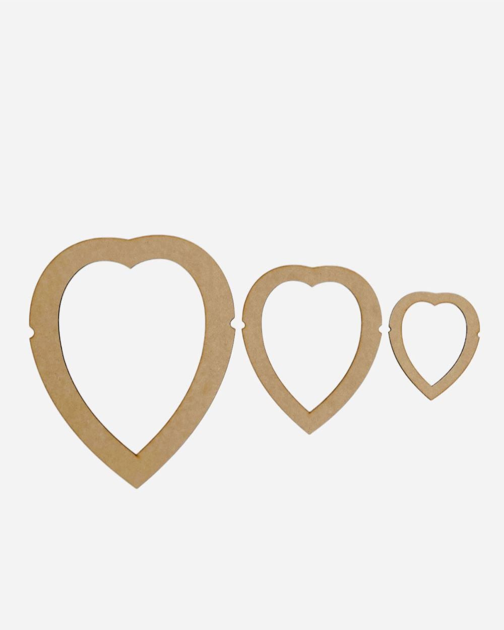 Molde Mdf Hoja Simple Corazon