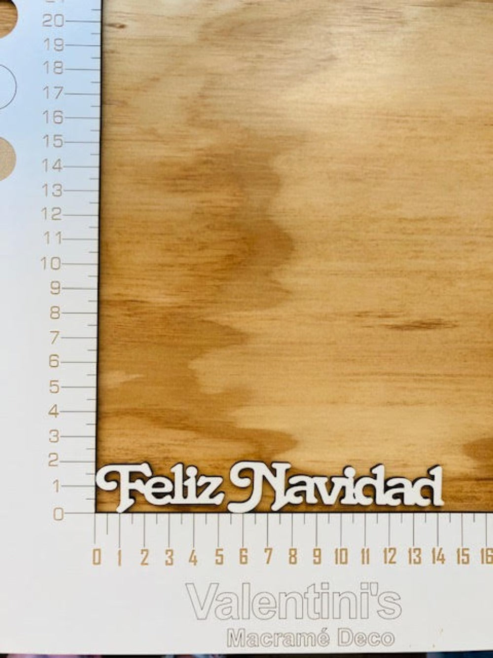 Base Mdf Letras Feliz Navidad